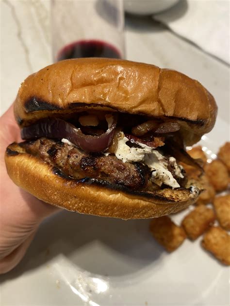 This list is divided into several sections in order to provide better understandability. I ate A burger with caramelized onions and goat cheese ...