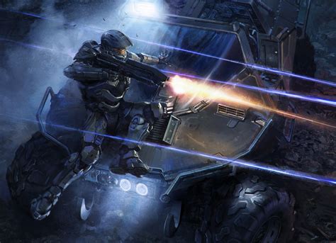 Halo 4 Sci Fi Futuristic Warrior Soldiers Weapons Guns Battle Wallpaper