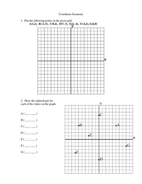 10 Best Images Of Hidden Picture Coordinate Graphing
