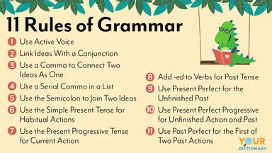 Rules Of Grammar