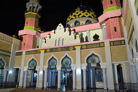 Indahnya Masjid Agung Tuban Di Malam Hari Mesjid Indonesia Malam