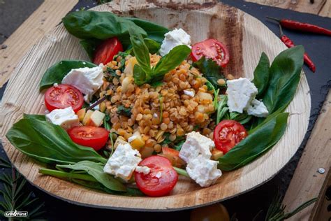 Rote Linsen Salat