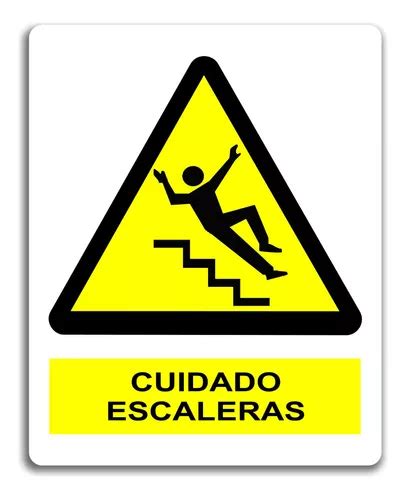 Aviso Cuidado Escaleras Señalización Industrial MercadoLibre