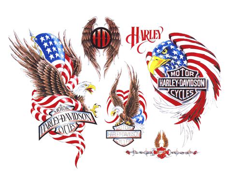 One of the most iconic symbols in the world. Harley Davidson Tattoos Designs, Ideas and Meaning ...