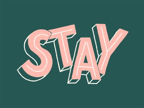 Stay Safe Gif By Anita Kwiecien On Dribbble Animation Types Text Animation Creative Typography