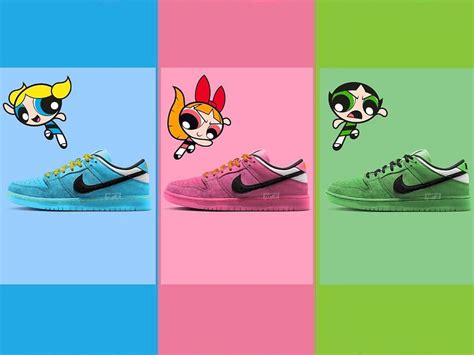 The Powerpuff Girls X Nike Sb Dunk Low Sneakers Everything We Know So Far