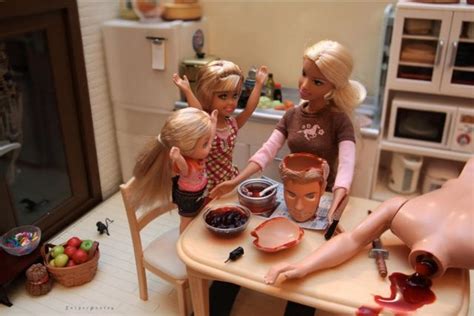 Photos Of Barbie Dolls Doing Very Bad Things By Mariel Clayton Barbie Doll Dolls And Bad Barbie