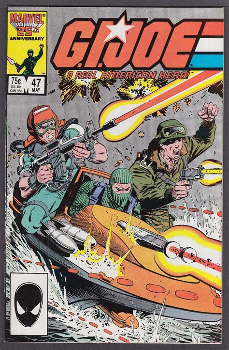 Gi Joe 47 Marvel Comic Book 5 1986