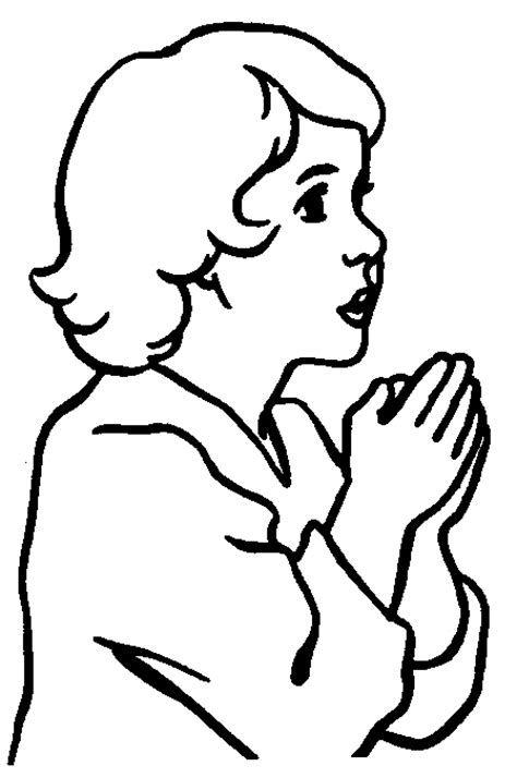 Little Girl Praying Drawing At Getdrawings Free Download