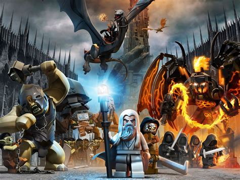 Wallpaper Lego The Lord Of The Rings Games Screenshot Pc Game