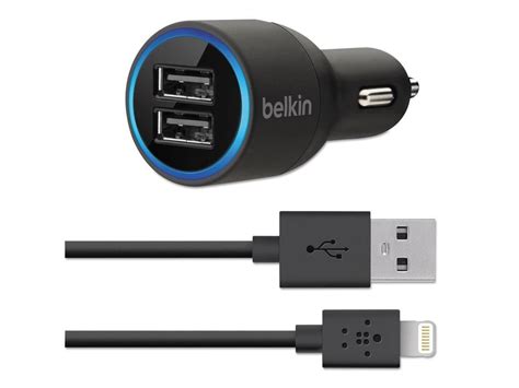 Belkin Auto Adapter 2 Port Car Chargersync Cable In 2021 Charger Car