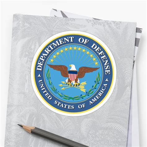 Department Of Defense Logo Sticker By Taylorownbey