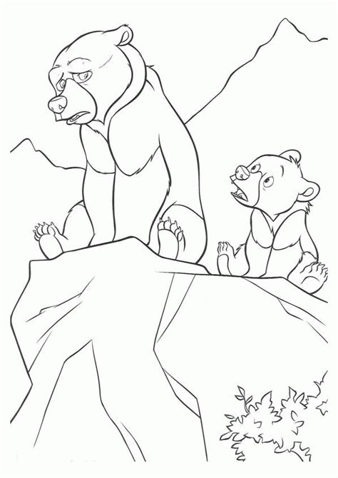Here you can find lots of free brother bear coloring pages that you can easily print out and give it to your kids. Brother bear Coloring Pages - Coloringpages1001.com