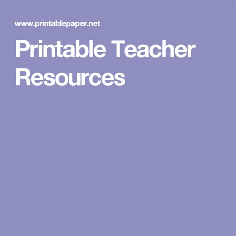 Printable Teacher Resources Teacher Printable Teacher Resources Teacher
