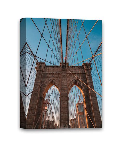 Ny Wall Art Brooklyn Bridge Framed Art New York Canvas Etsy