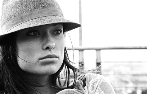 Wallpaper Girl Face Background Hat Actress Olivia Wilde Olivia