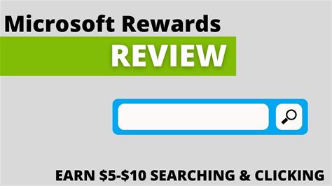 Microsoft Rewards Review How To Earn 10 Searching And Clicking