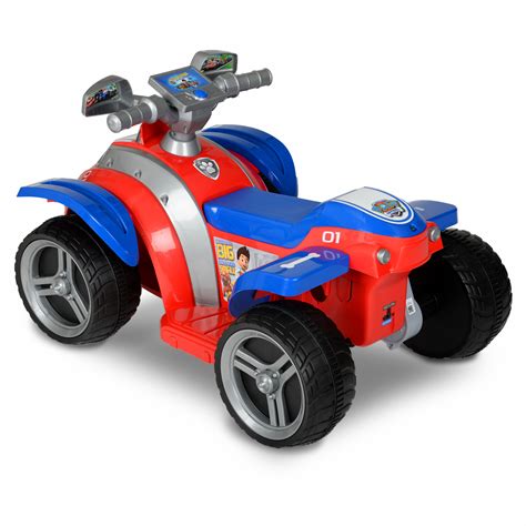 Paw Patrol Ride On 6v Battery Power Wheel Atv Quad 4 Kids Toy Sound