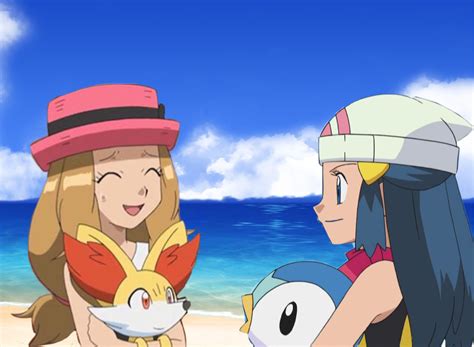 Serena And Dawn 💝 Pokémon Madebyme Madebylizsenpai Pokemon X And Y
