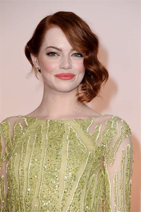 Emma Stone Oscars Hair 2015 Popsugar Beauty Australia