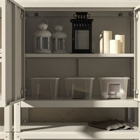 KolbjÖrn Shelving Unit With 2 Cabinets Beige 6338x1458x6338 Ikea