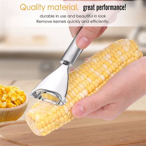 best utensils stainless steel corn peeler ergonomic kitchen tools corn cutter cob stripper with