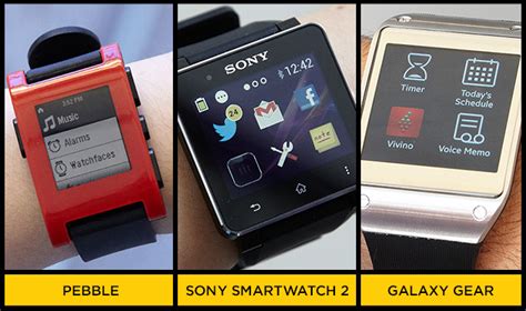 Pebble Vs Sony Smartwatch 2 Vs Galaxy Gear Toms Guide Toms Guide