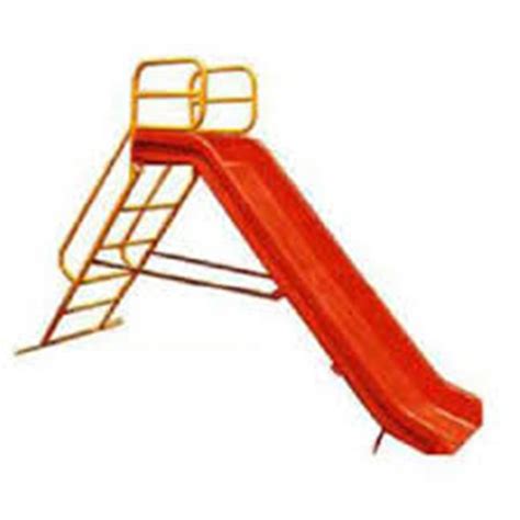 Red Fibreglass Frp Playground Slides For Outdoor Age Group 4 15 At