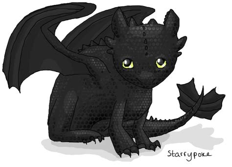 Night Fury Toothless Dragon By Starrypoke On Deviantart