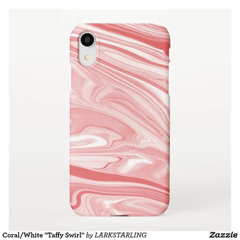 Coralwhite Taffy Swirl Iphone Xr Case Zazzle Case Iphone İphone Xr