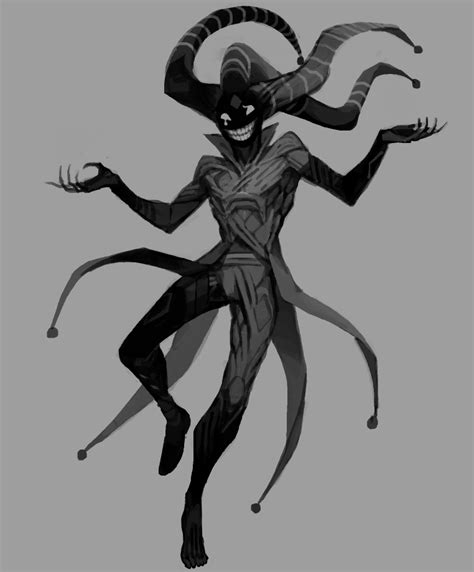 A Black And White Drawing Of An Alien With Large Horns On Its Head