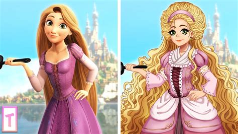 How These Disney Princesses Should Have Looked Youtube