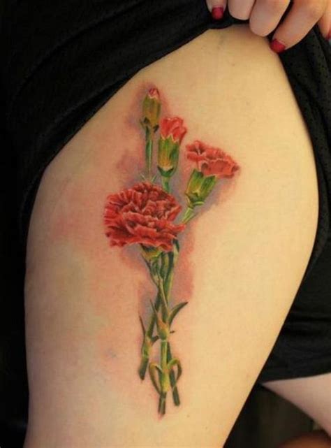 Carnation Tattoos Carnation Tattoo Carnation Flower Tattoo