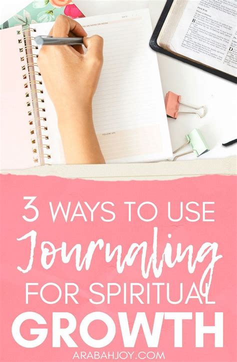 A Person Writing On A Notebook With The Title 3 Ways To Use Journaling