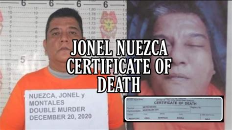 Jonel Nuezca Ito Ang Resulta Sa Kanyang Certificate Of Death Youtube