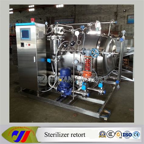 Fully Automatic Water Immersion Sterilizer Retort For Canned Food