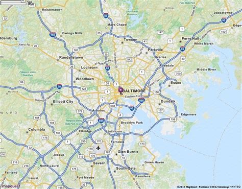 Baltimore Md Map Mapquest Lived Here Or Near Pinterest