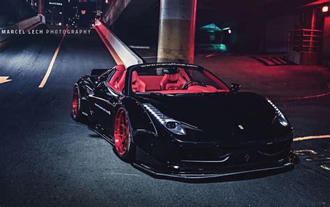 Maybe you would like to learn more about one of these? Slammed Liberty Walk Ferrari 458 Spider is insane | PerformanceDrive