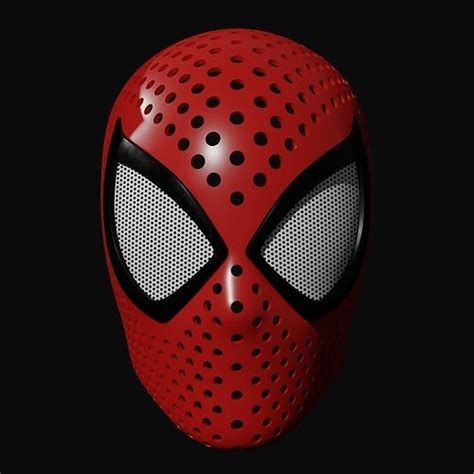 Animated Spider Man Faceshell 3d Model 3d Printable Cgtrader