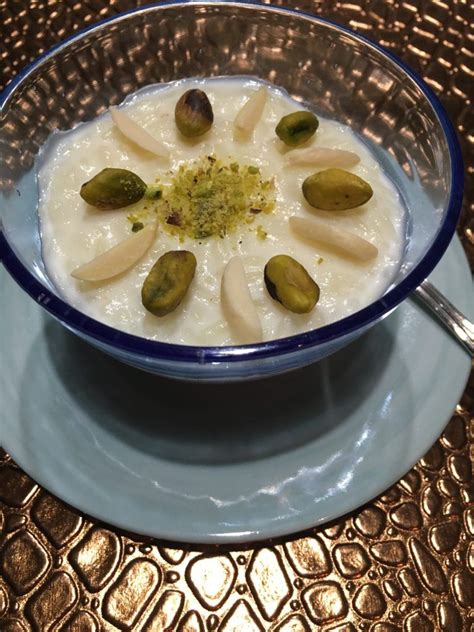 Anitas Lebanese Rice Pudding With Rose Water Healthy Living With