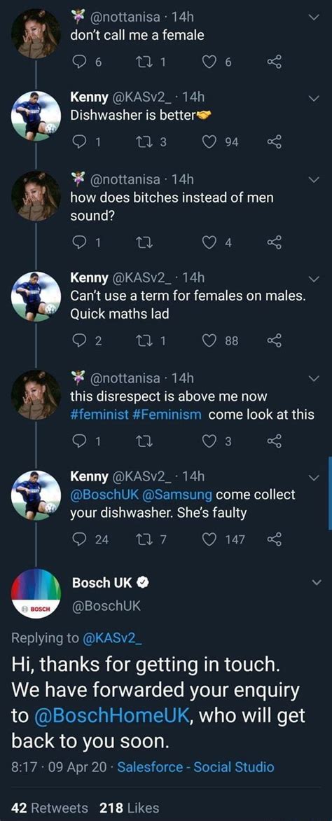 heckin savage nottanisa don t call me a female kenny kasv2 dishwasher is better ppo1 13 om