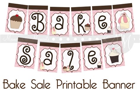 Bake Sale Printable Banner