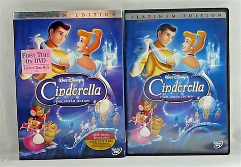 Disney Cinderella Dvd 2005 2 Disc Set Special Edition Platinum