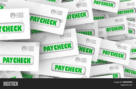 Paychecks Money Income Image And Photo Free Trial Bigstock