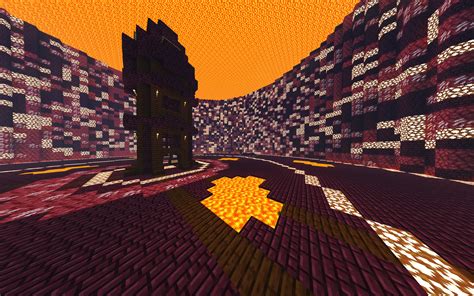 PvP Arena Nether Playable Minecraft Map