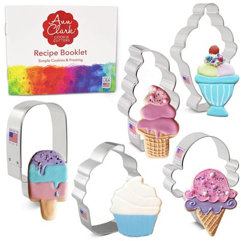 Buy Ice Cream And Sweets Birthday Cookie Cutter Pc Set Made In USA By Ann Clark Ice Cream