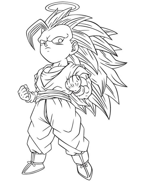 Goku Ssj2 Coloring Pages