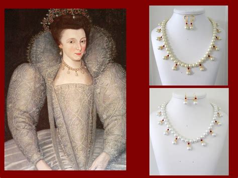 Renaissance Necklace Medieval Necklace Tudor Necklace Etsy