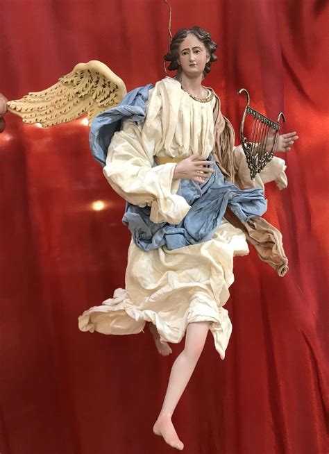 Angelo Stile Napoletano Moderno Antique Christmas Diy Nativity Angel