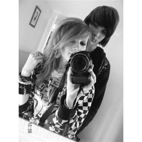 Cute Scene Couple Tumblr Liked On Polyvore Cute Emo Couples Emo